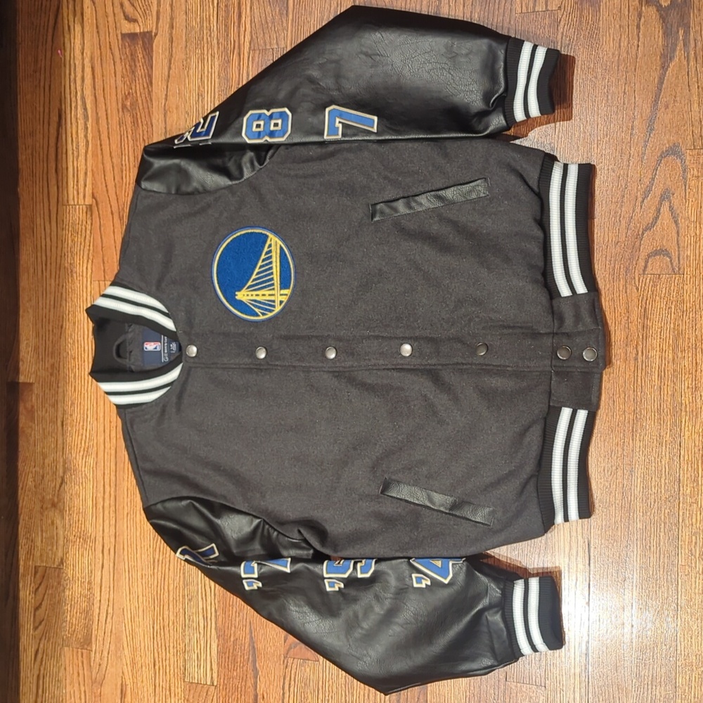 Golden State Warriors varsity jacket